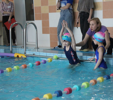 Соревнования по плаванию дошкольники